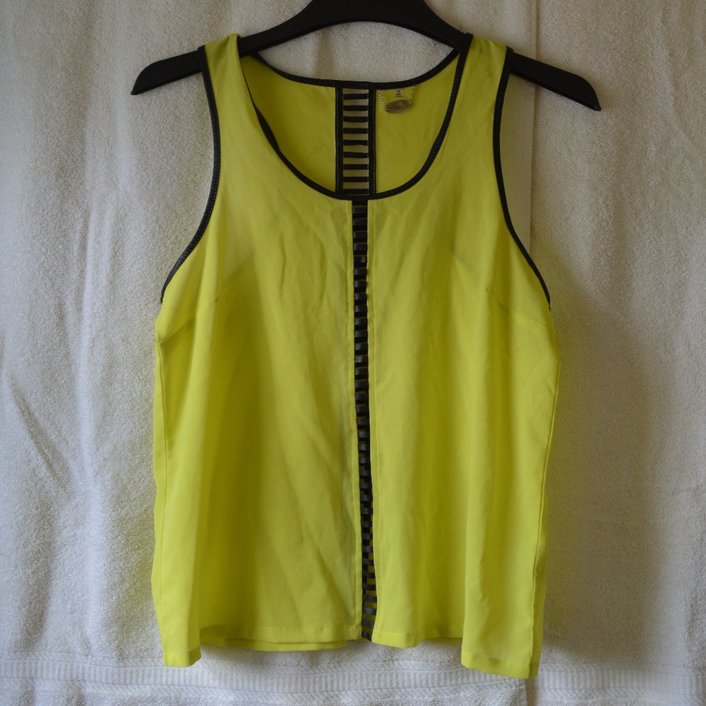 Yellow Ali & Kris Tank Top
